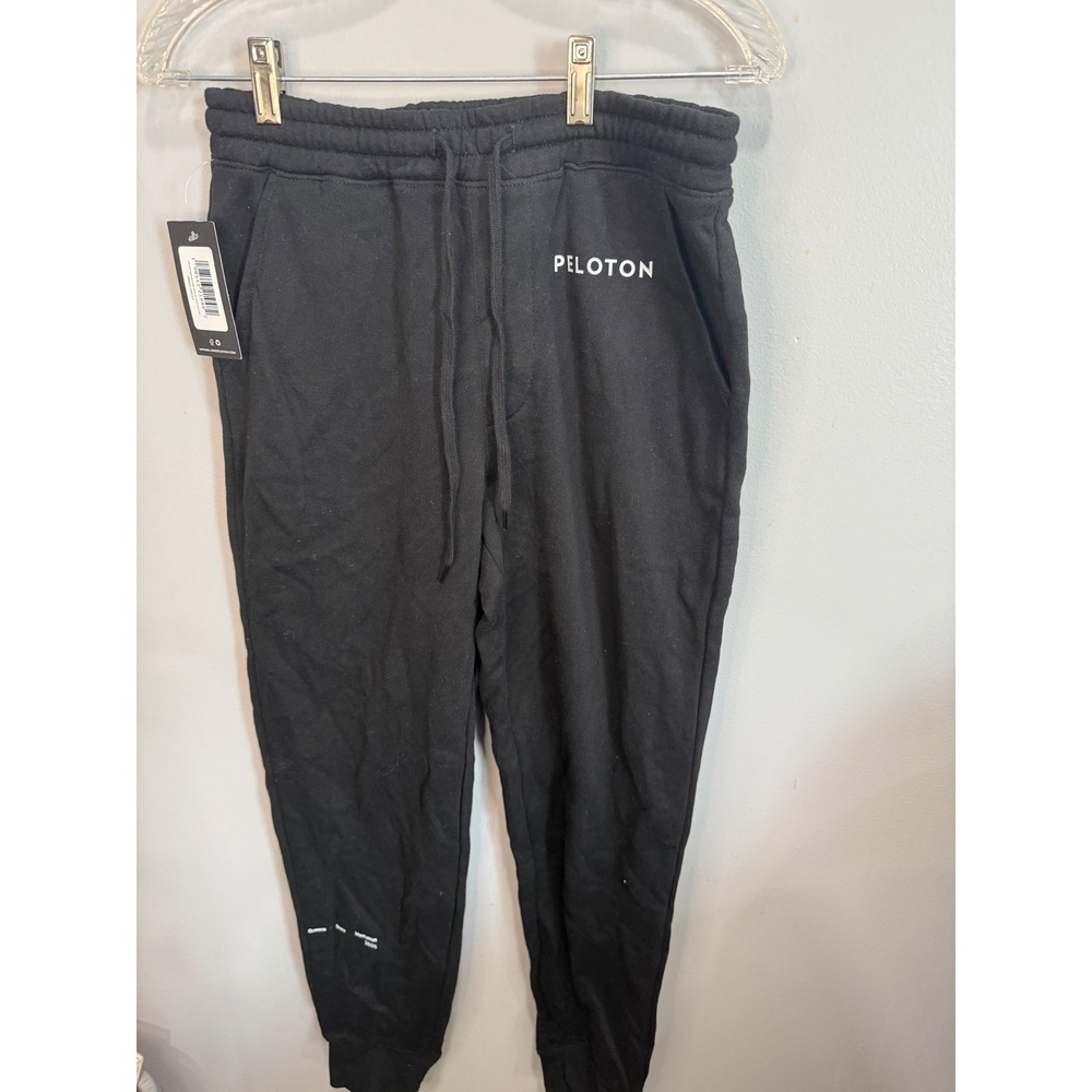 Peloton Unisex Marathon High Vis Jogger Black Sweatpants Small NWT UB00523-25502